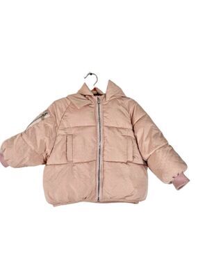 Blush Pink Toddler Puffy Winter Coat 2t / 3t